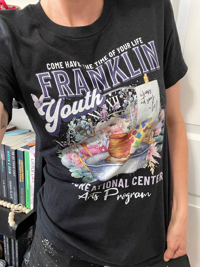Brit Benson: Franklin Youth Center Unisex t-shirt - Novel Grounds
