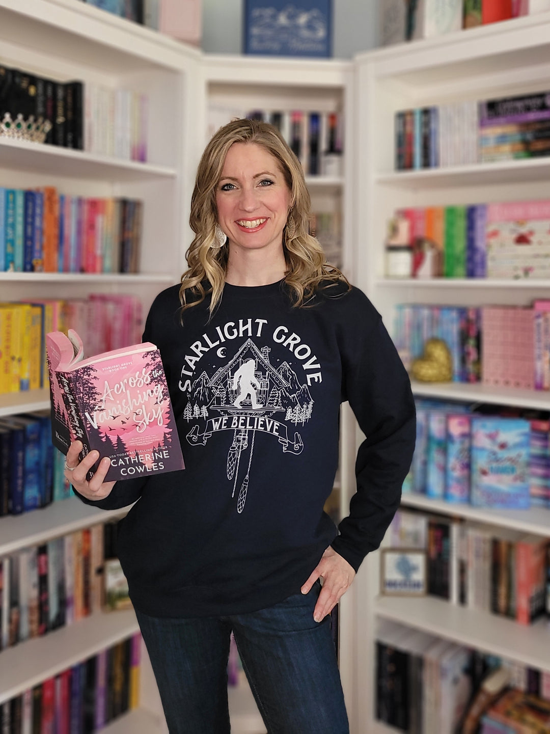 Starlight Grove Bigfoot Clock Unisex Sweatshirt