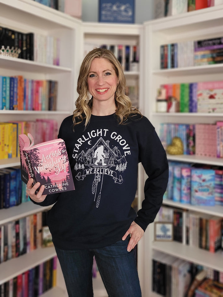 Starlight Grove Bigfoot Clock Unisex Sweatshirt