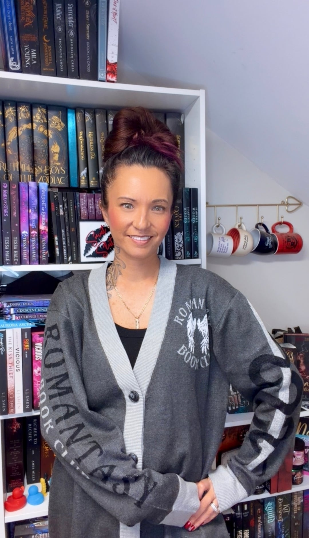 Romantasy Book Club Knit Cardigan