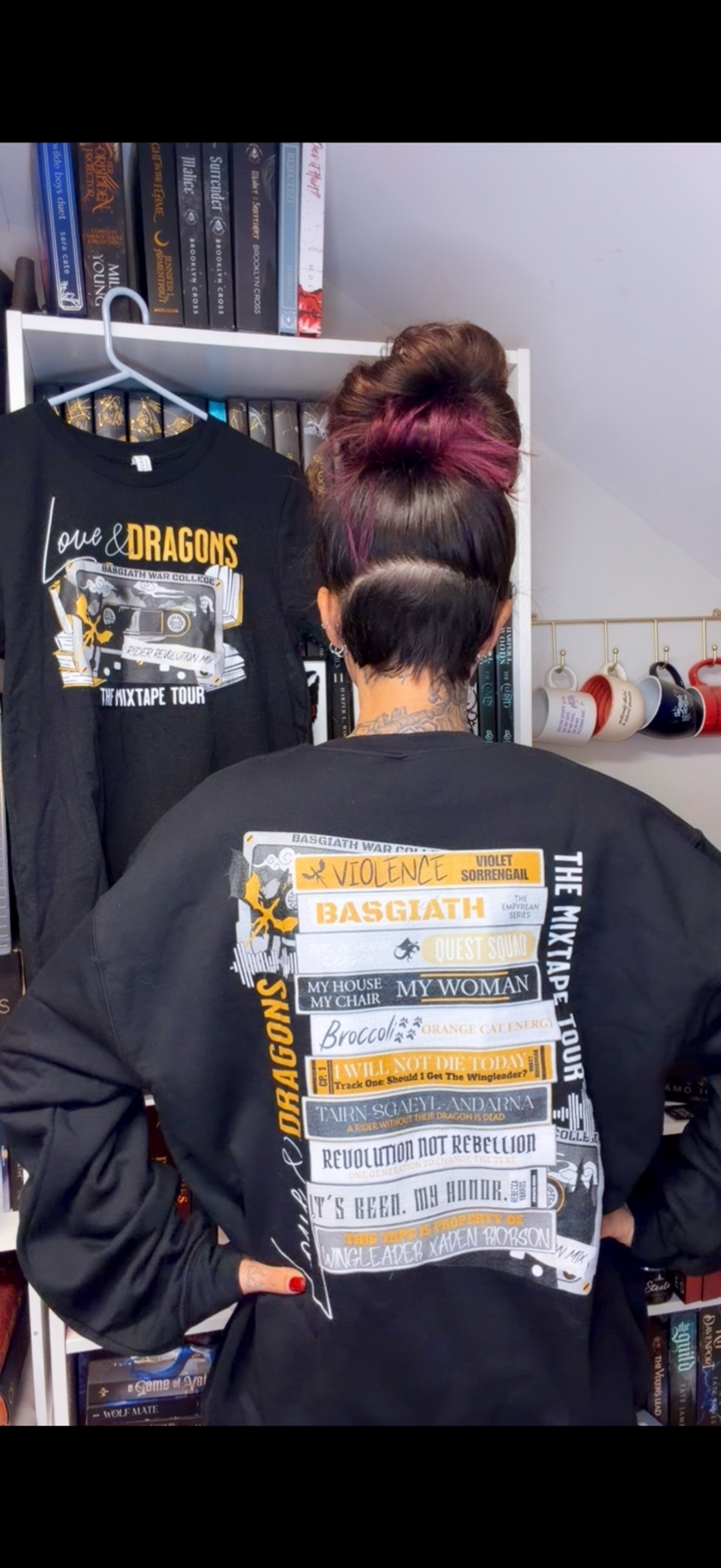 Fourth Wing Mixtape Unisex Sweatshirt