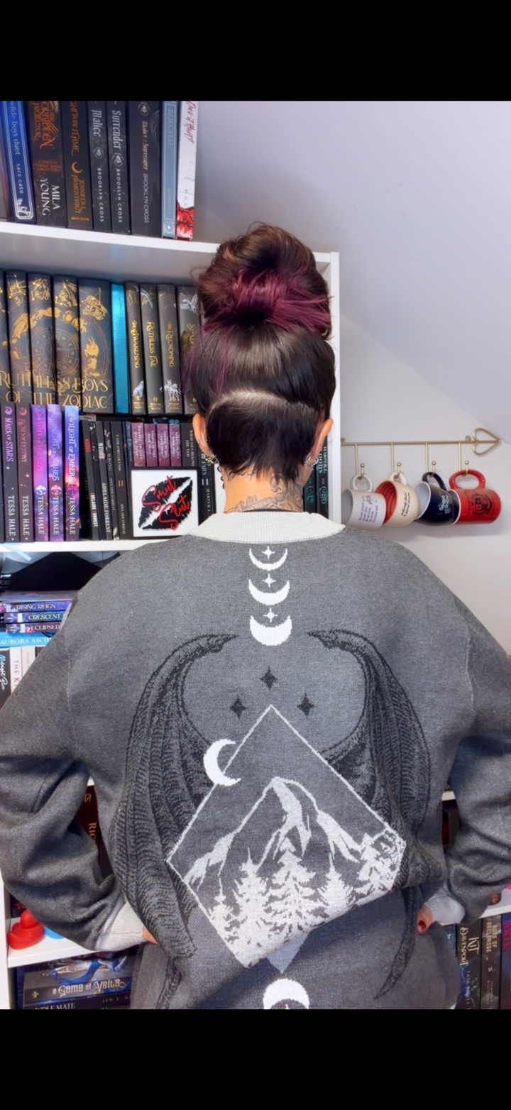 Romantasy Book Club Knit Cardigan