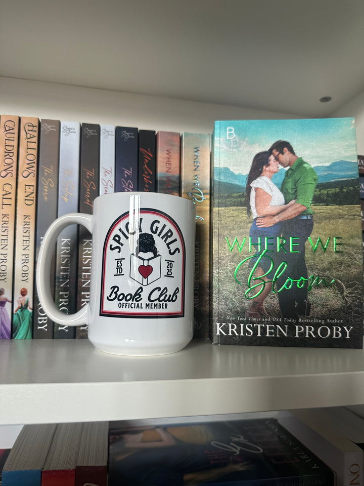 Spicy Reads Book Club White Glossy Mug