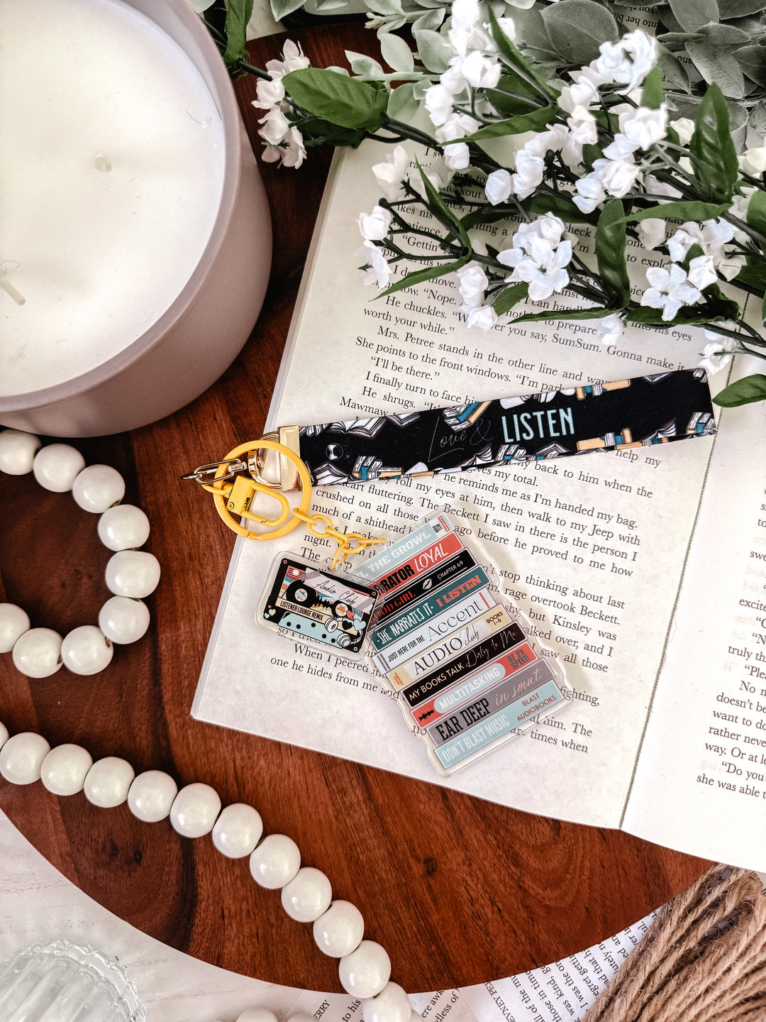 Audio Lovers Mixtape Lanyard + Keychain