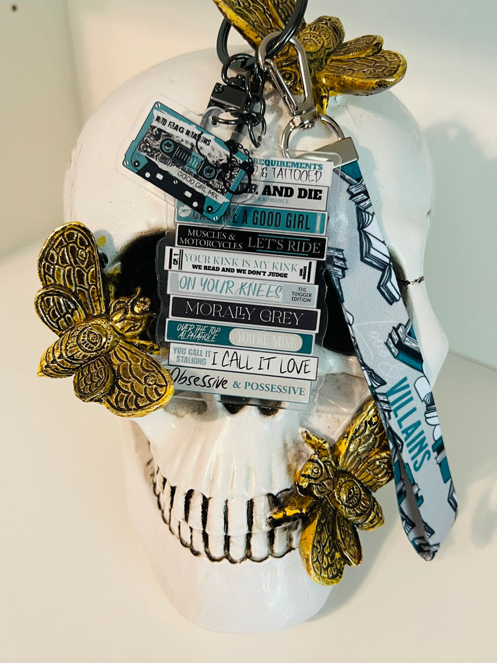 Dark Romance Mixtape Lanyard + Keychain