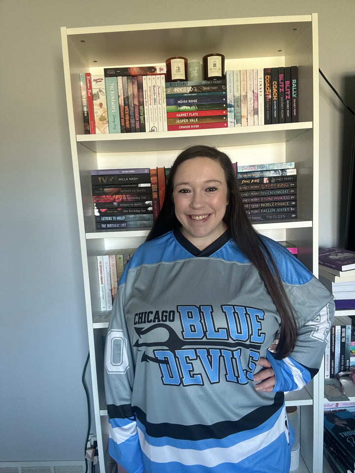 Chicago Blue Devils Recycled Hockey Fan Jersey