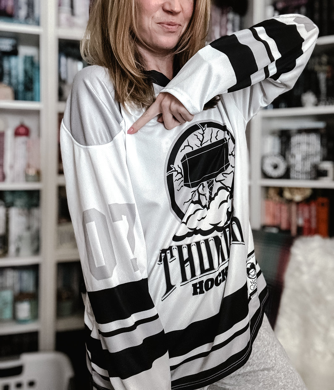 Atlanta Thunder Hockey Recycled Hockey Fan Jersey