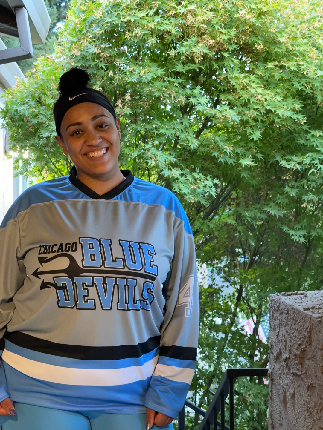 Chicago Blue Devils Recycled Hockey Fan Jersey