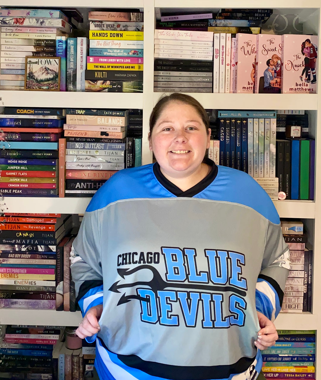 Chicago Blue Devils Recycled Hockey Fan Jersey