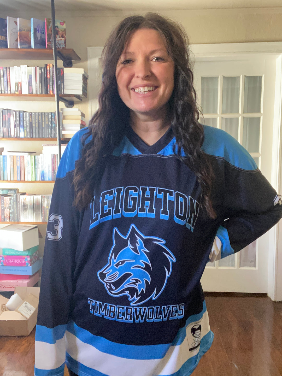 Leighton Timberwolves Recycled Hockey Fan Jersey