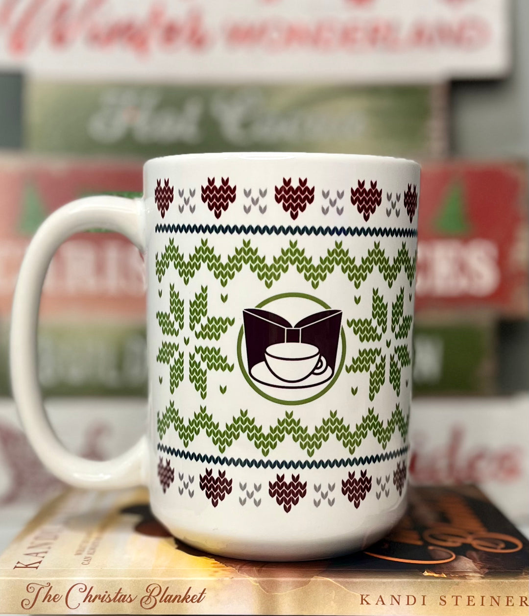 Novel Holiday Mug White glossy mug