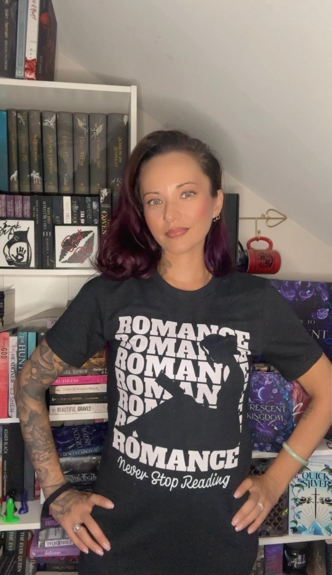 Romance Reader Repeat Unisex T-Shirt