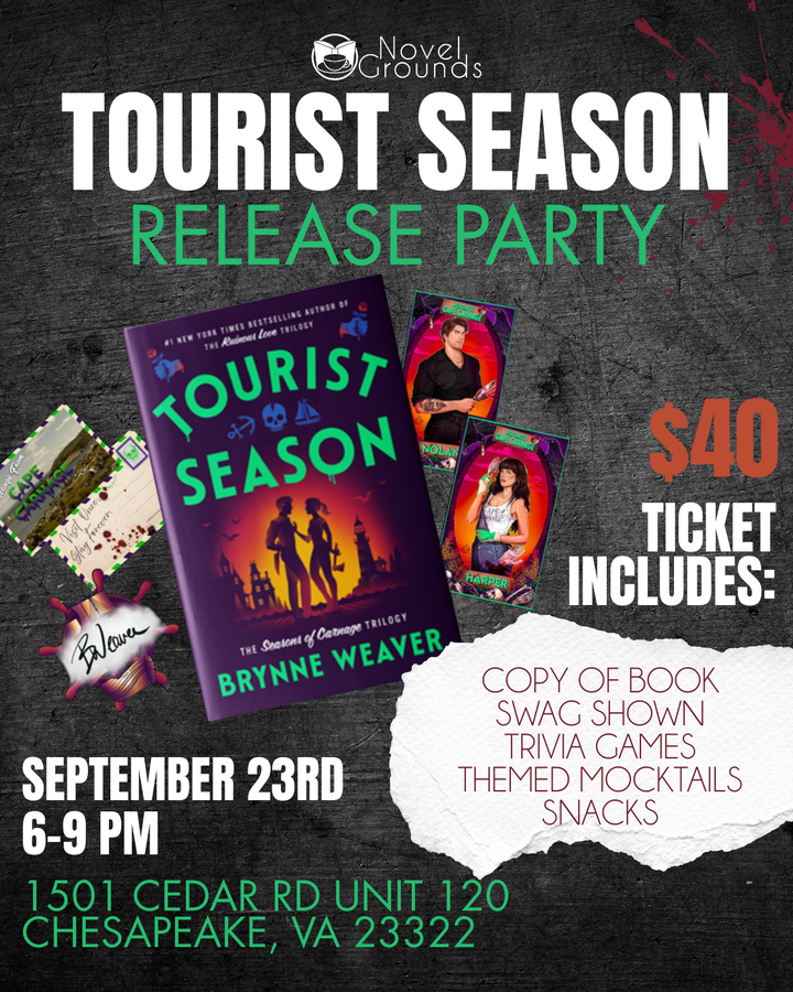 Release Party Tourist Season (The Seasons of Carnage Trilogy)
