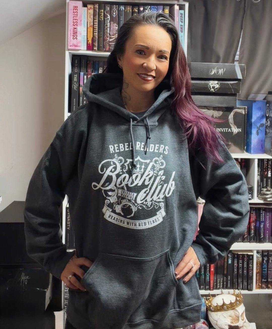Rebel Readers Book Club Unisex Hoodie