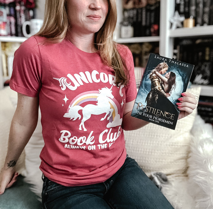 Unicorn Book Club Unisex T-Shirt