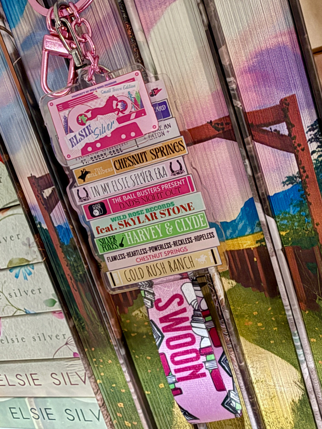 Elsie Silver Romance Mixtape Lanyard + Keychain