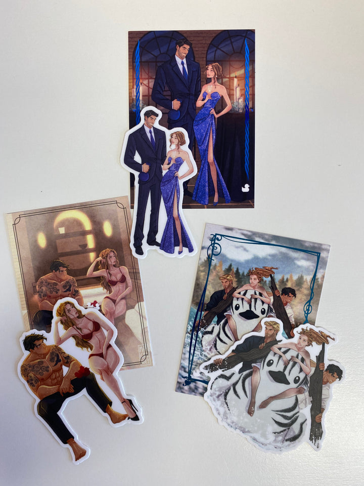 Scarlett St. Clair - Novel Couture: Conjunto de impresión de Hades y Perséfone