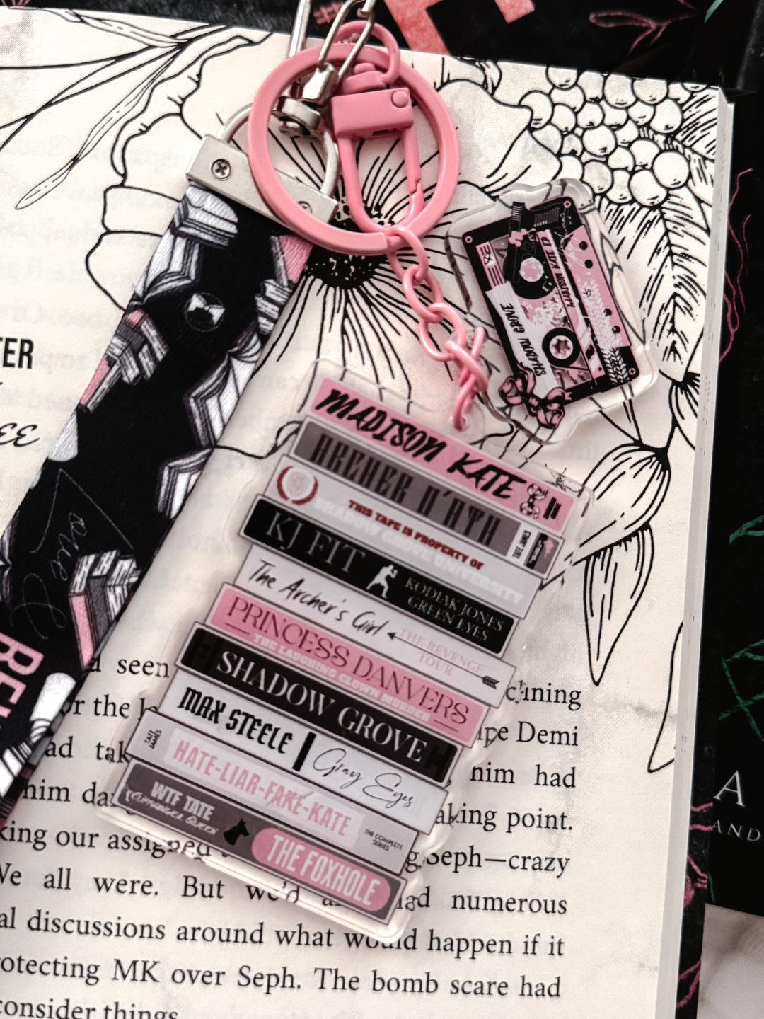Madison Kate Mixtape Lanyard + Keychain