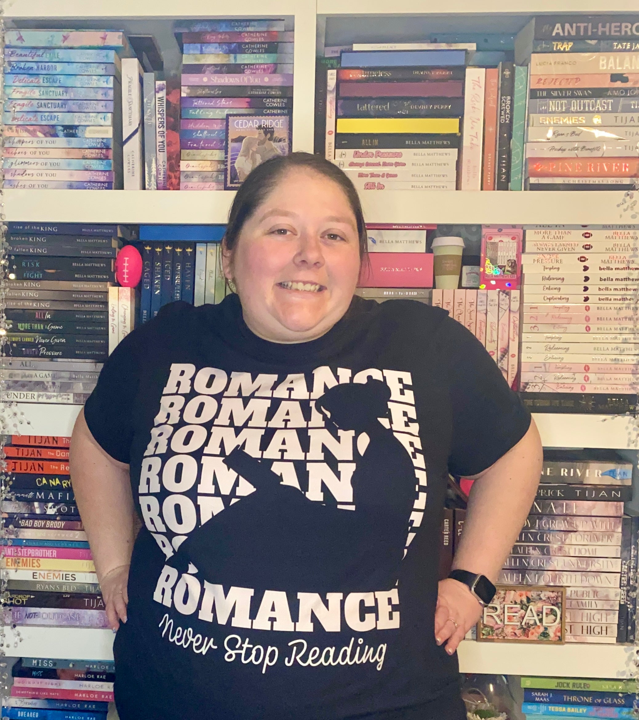 Romance Reader Repeat Unisex T-Shirt – Novel Grounds