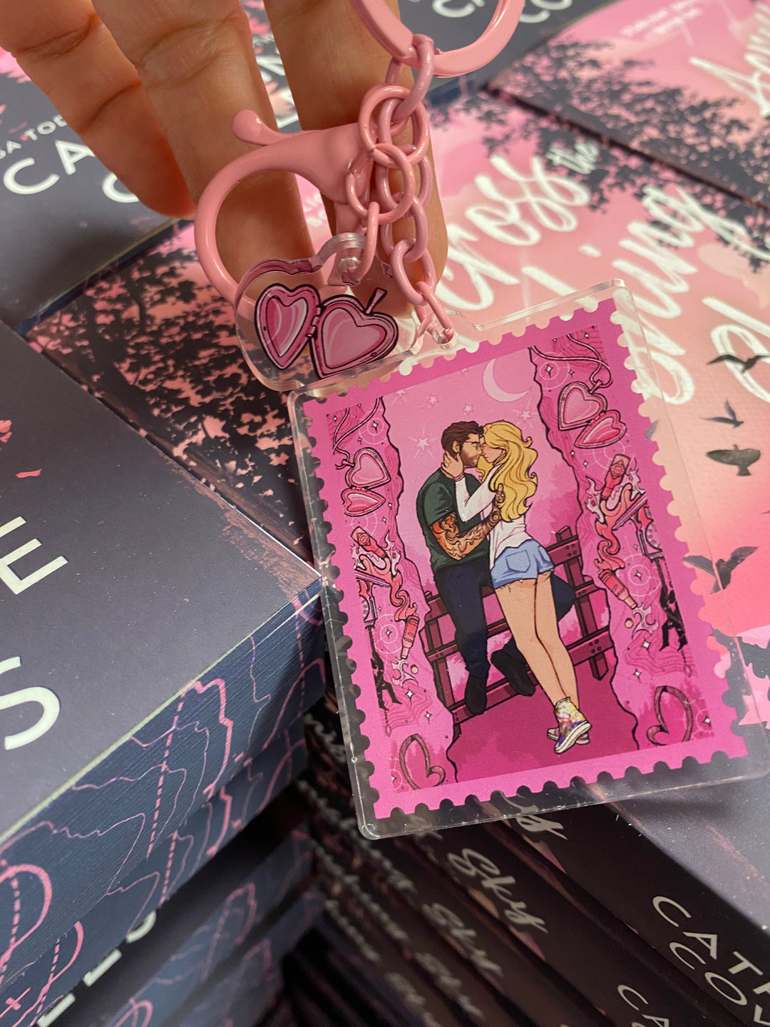 Across the Vanishing Sky Keychain