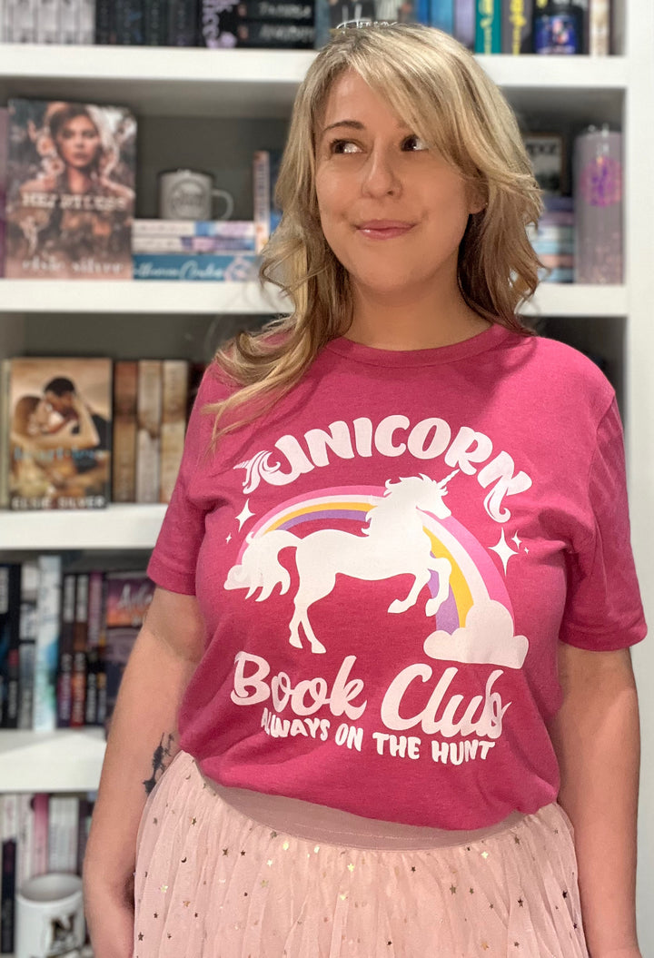 Unicorn Book Club Unisex T-Shirt