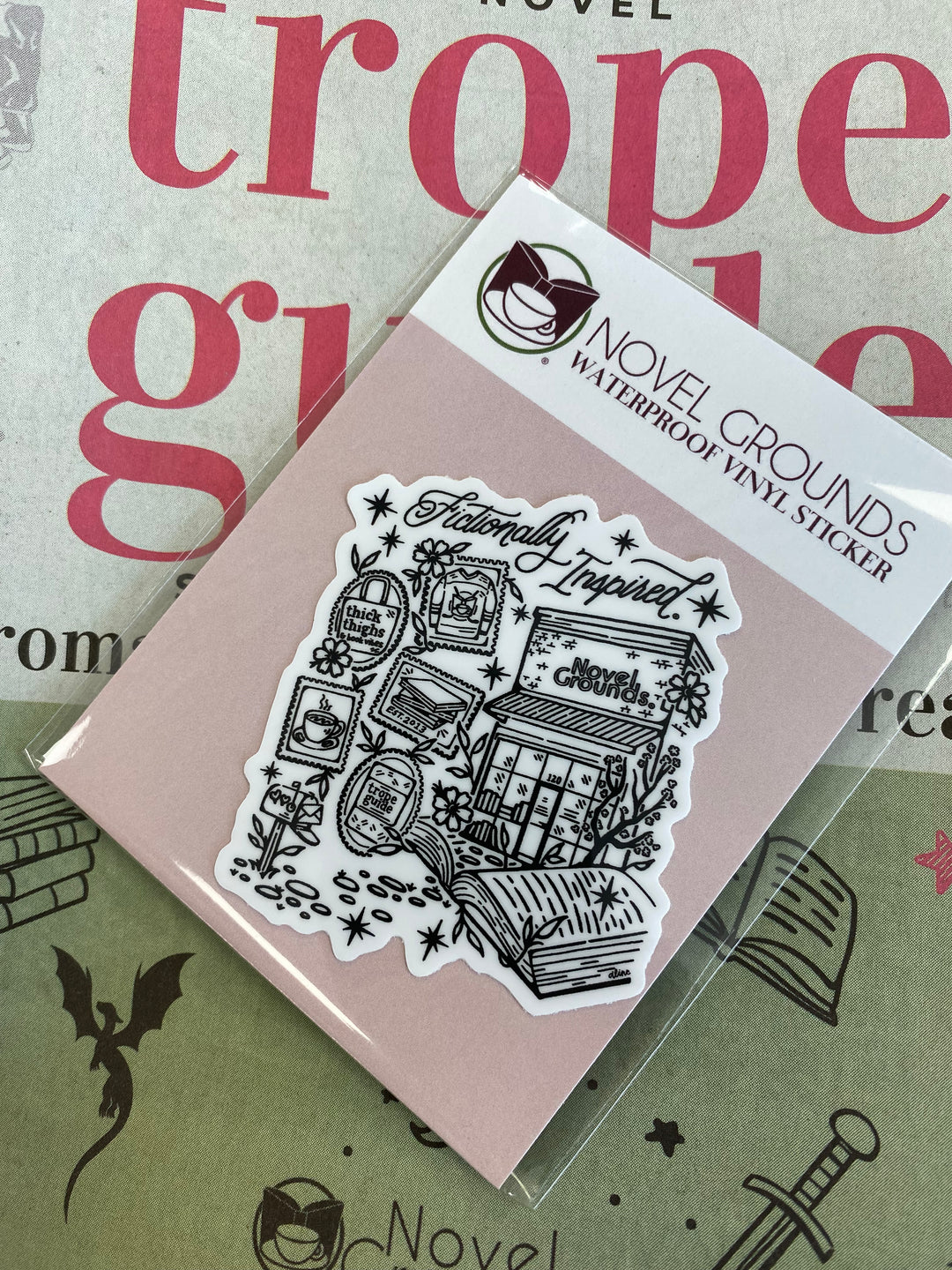 Fictionally Inspired  Sticker