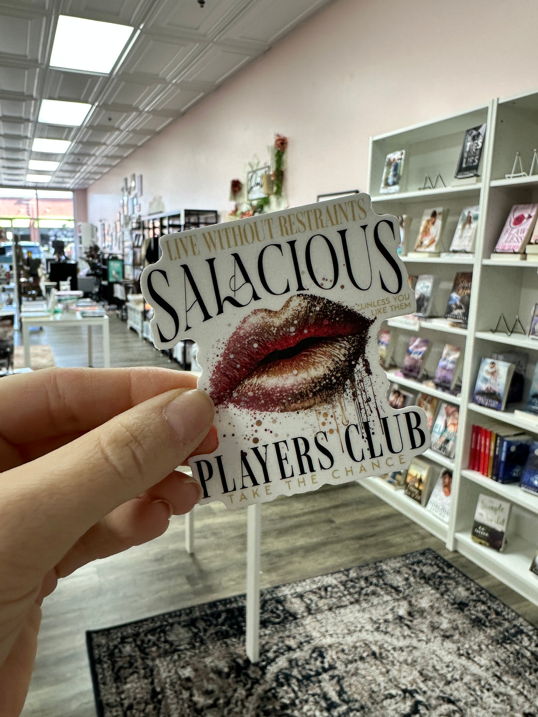Sara Cate: Salacious Players Club Sticker