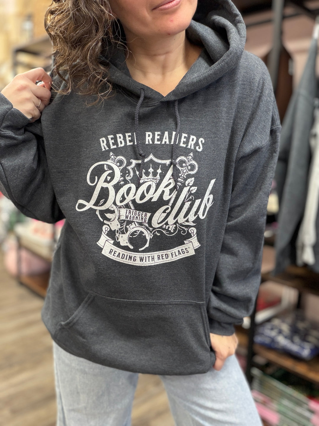Rebel Readers Book Club Unisex Hoodie