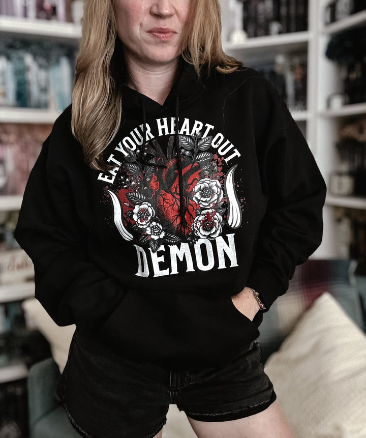 Amelia Hutchins - Eat Your Heart Out Demon Unisex Hoodie