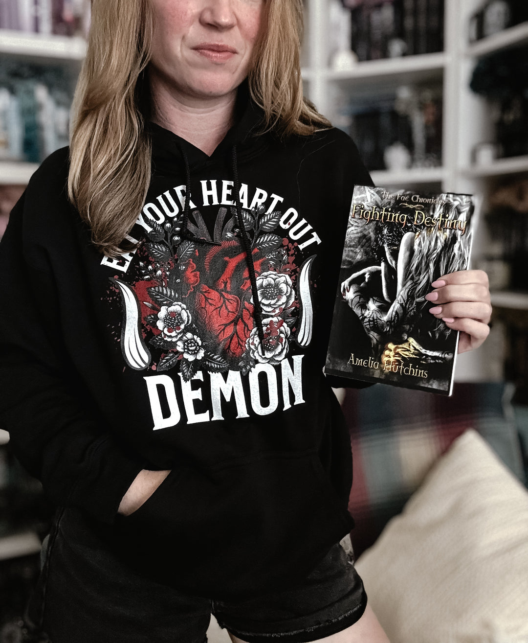 Eat Your Heart Out Demon Unisex Hoodie