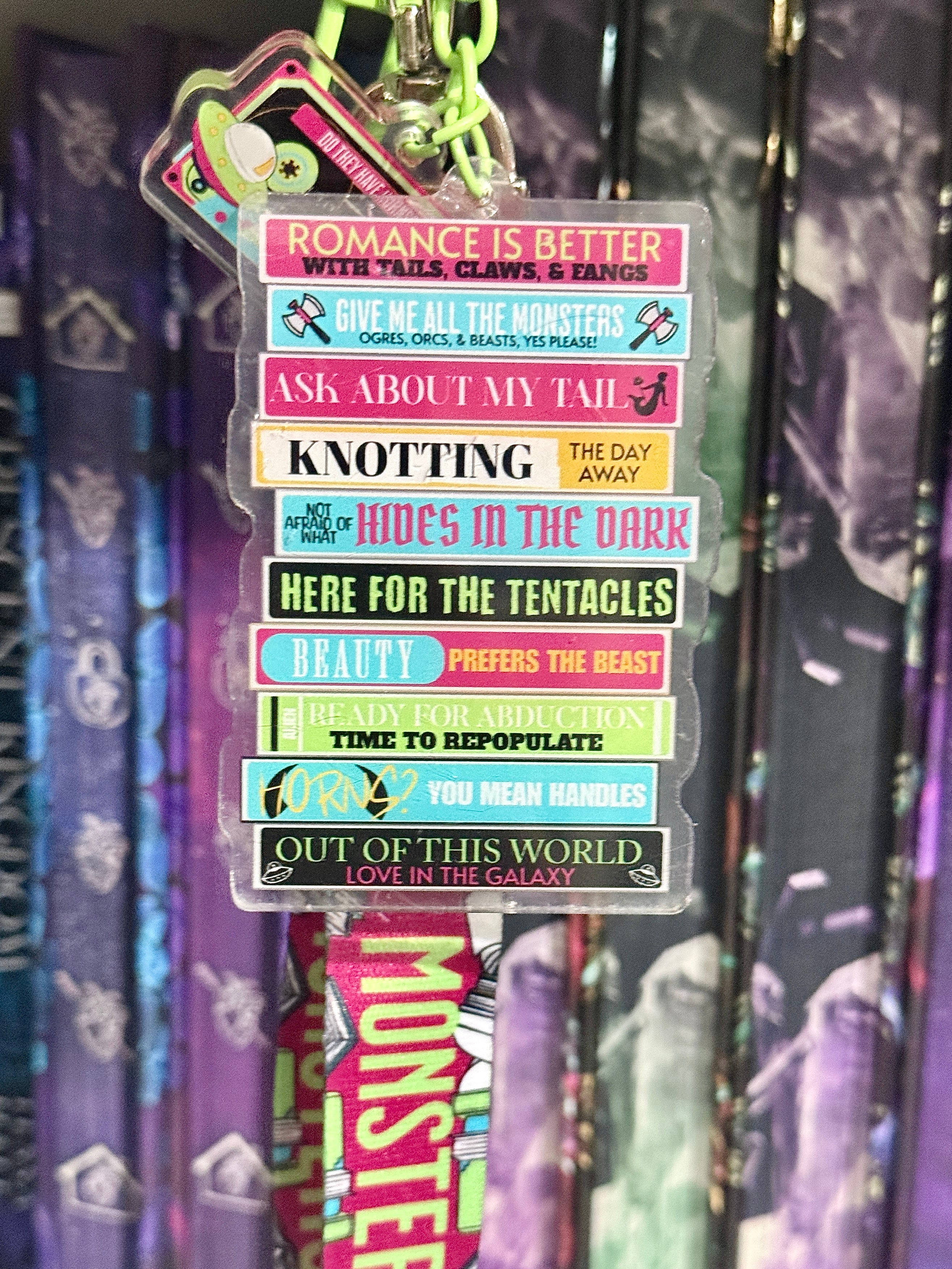 Monster Romance Mixtape Lanyard + Keychain – Novel Grounds