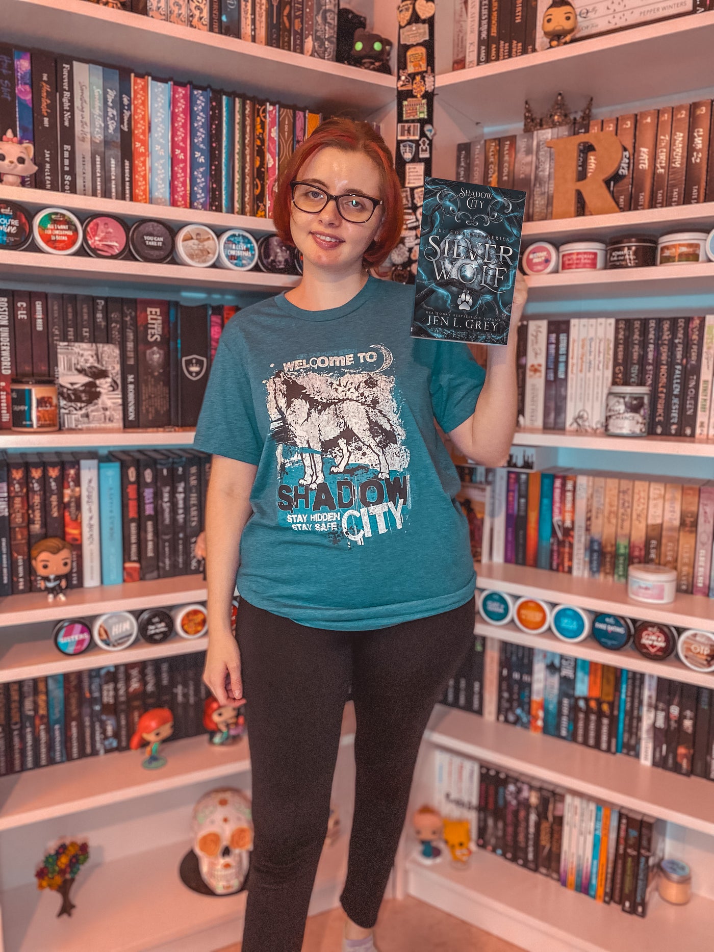 Jen L Grey- Shadow City Unisex t-shirt