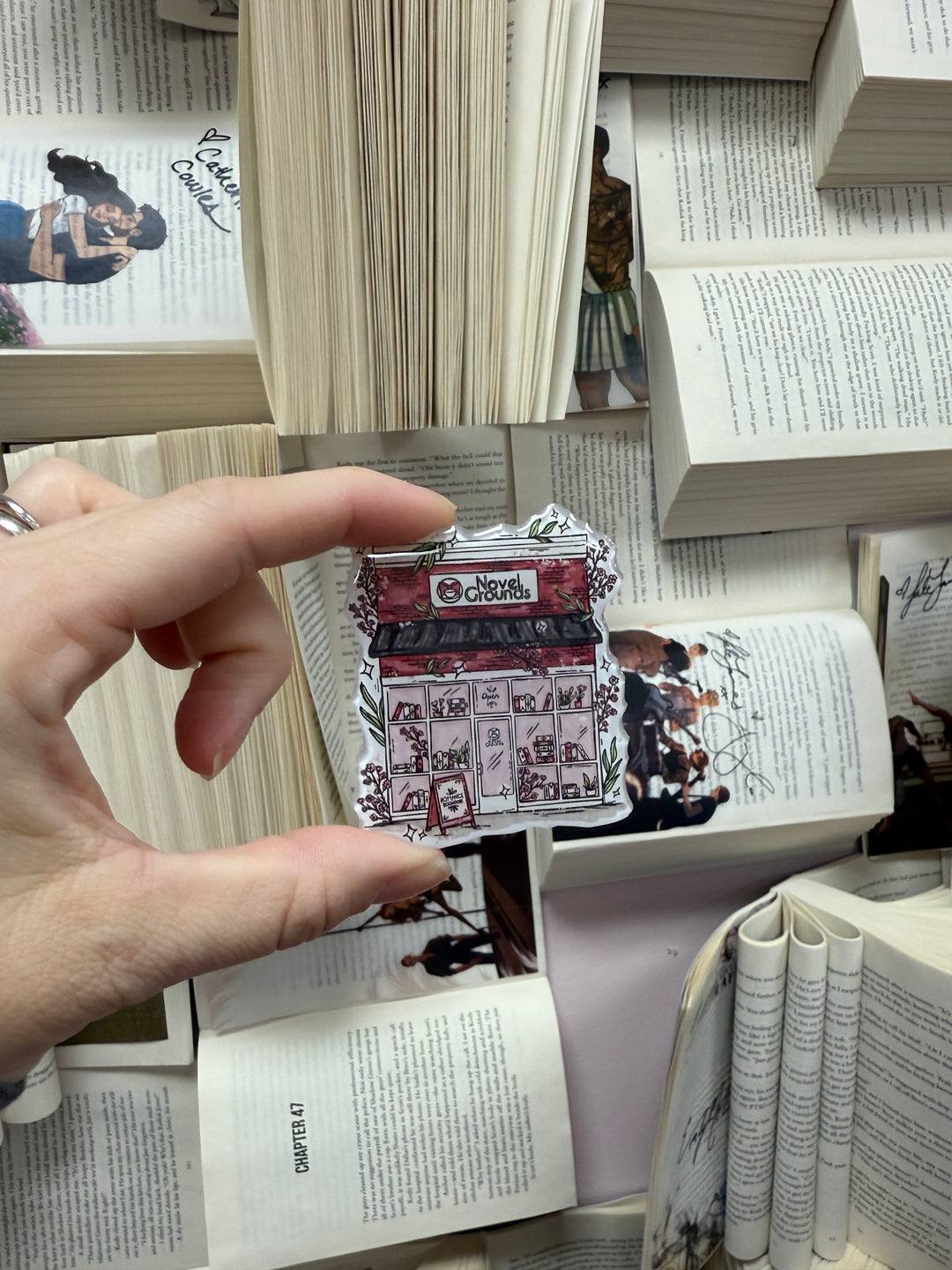 Novel Shop Doodle  Kindle Grip