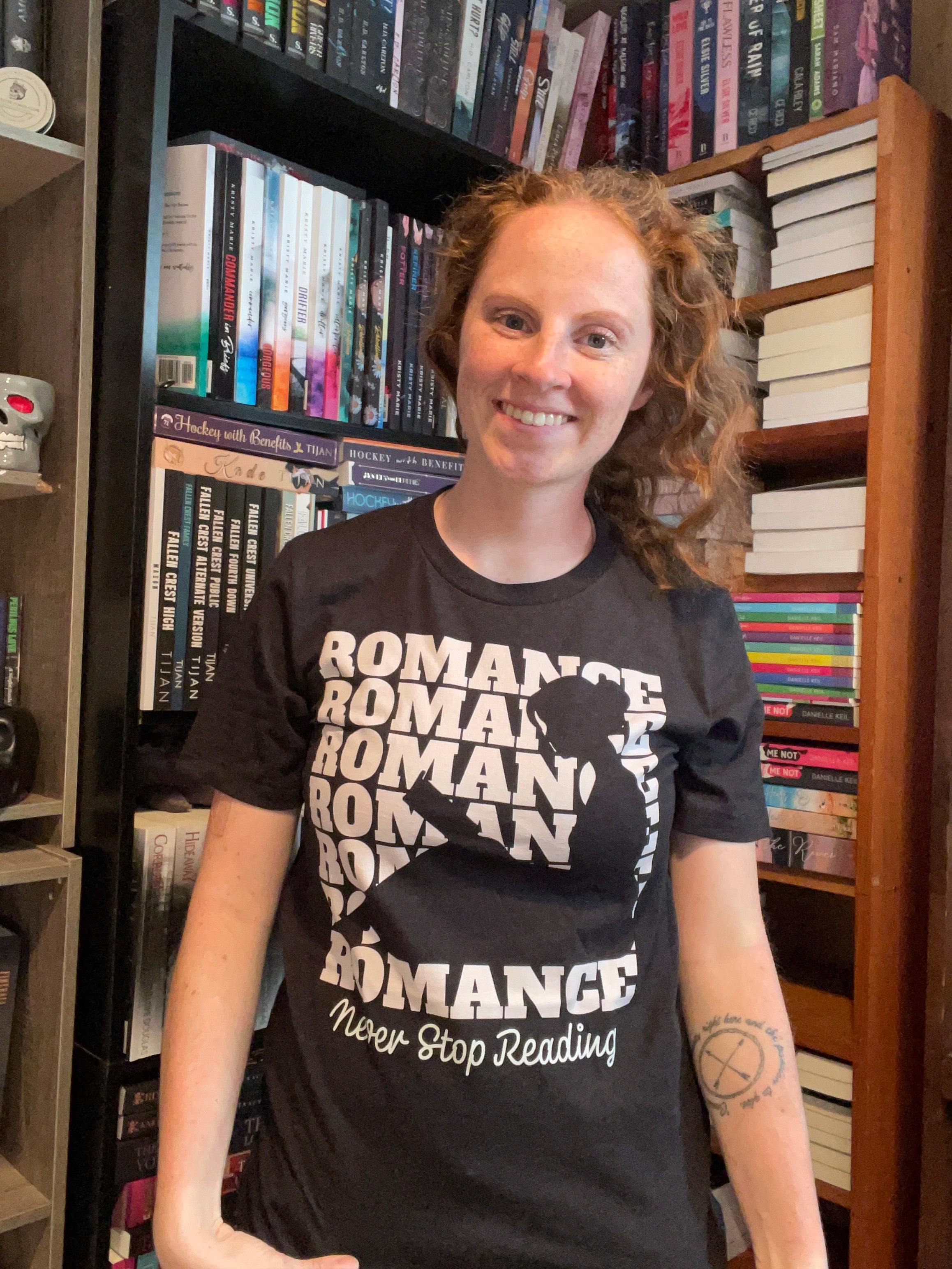 Romance Reader Repeat Unisex T-Shirt – Novel Grounds