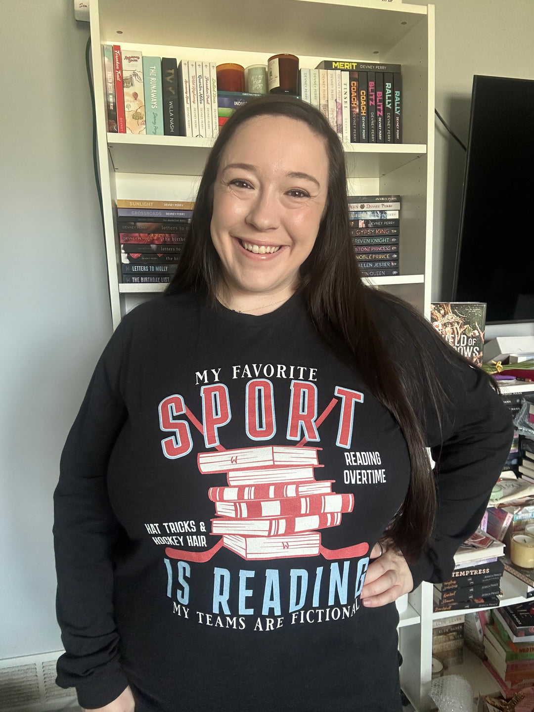 My Favorite Sport is Reading Unisex Long Sleeve Tee