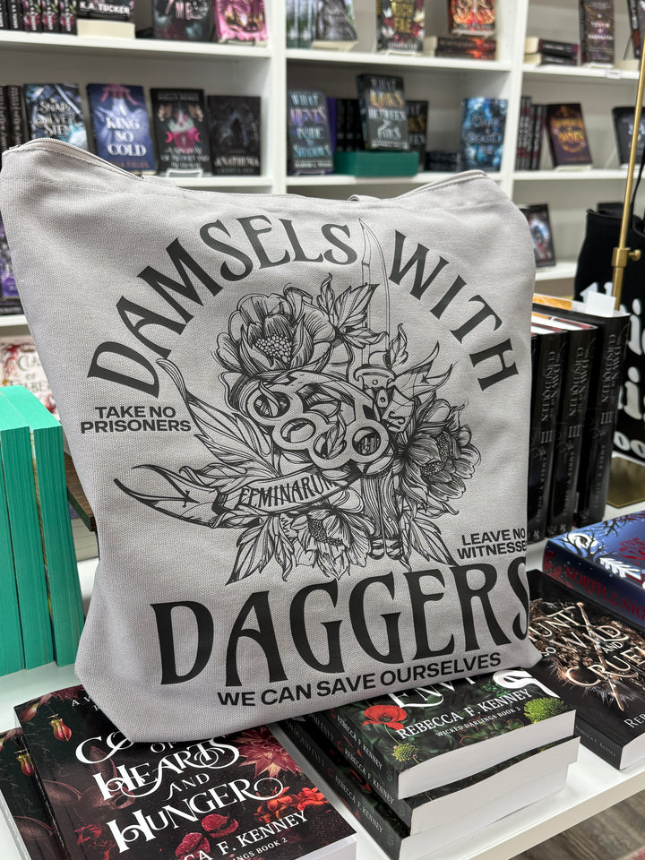 Novel Grounds Damsels with Daggers Tote