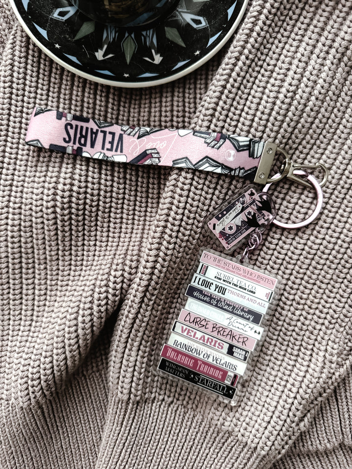 ACOTAR Romance Mixtape Lanyard + Keychain