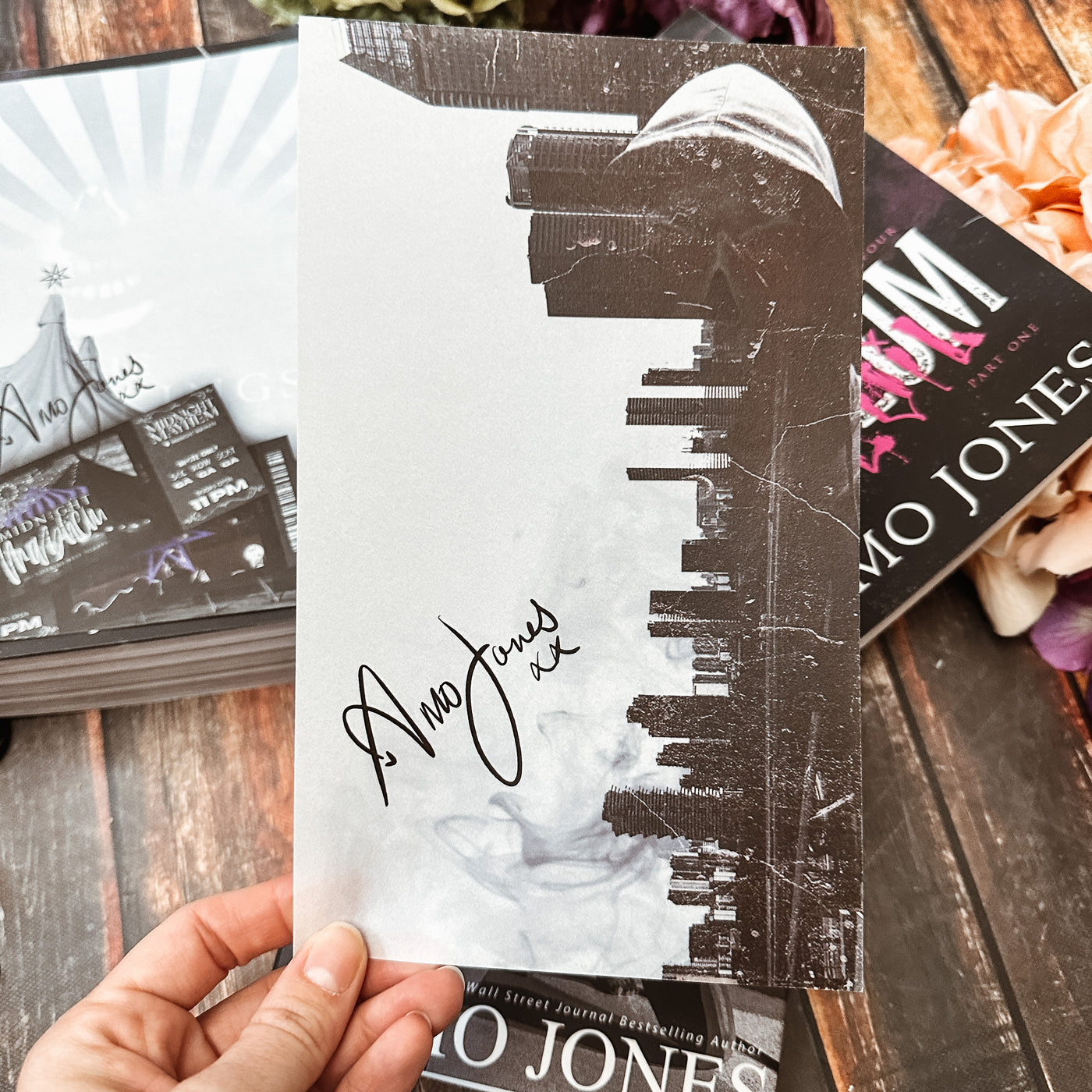 Amo Jones- The Elite Kings Novel Note-Digitally Signed Overlay Print