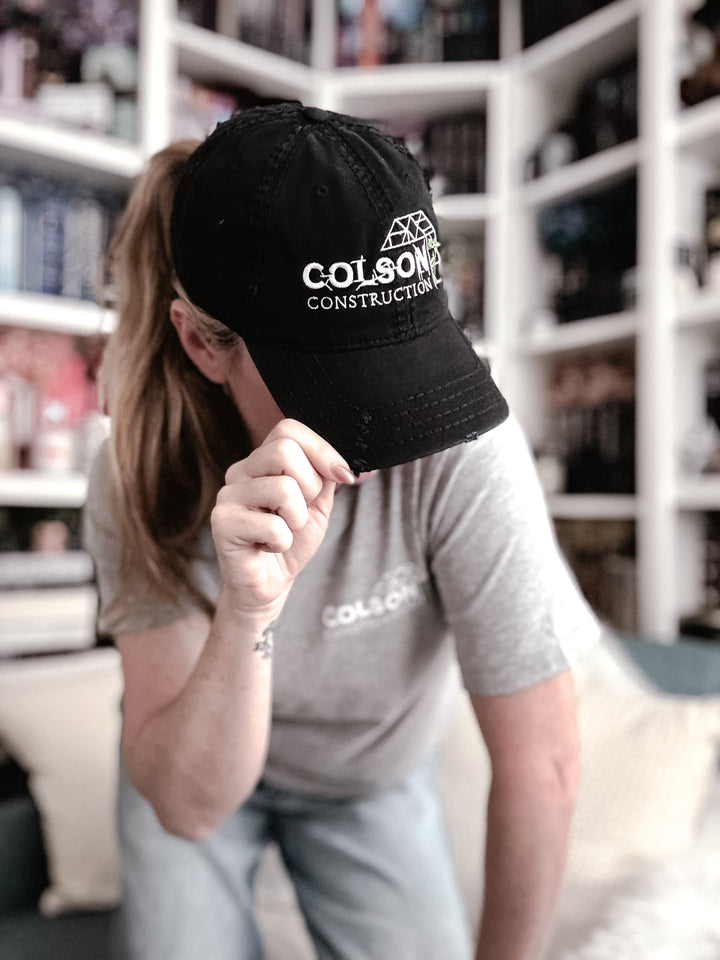 Catherine Cowles - Colson Construction Distressed Dad Hat