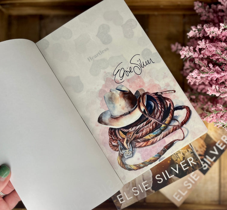 Elsie Silver- Sombrero de vaquero Novela Nota-Impresión de superposición firmada digitalmente