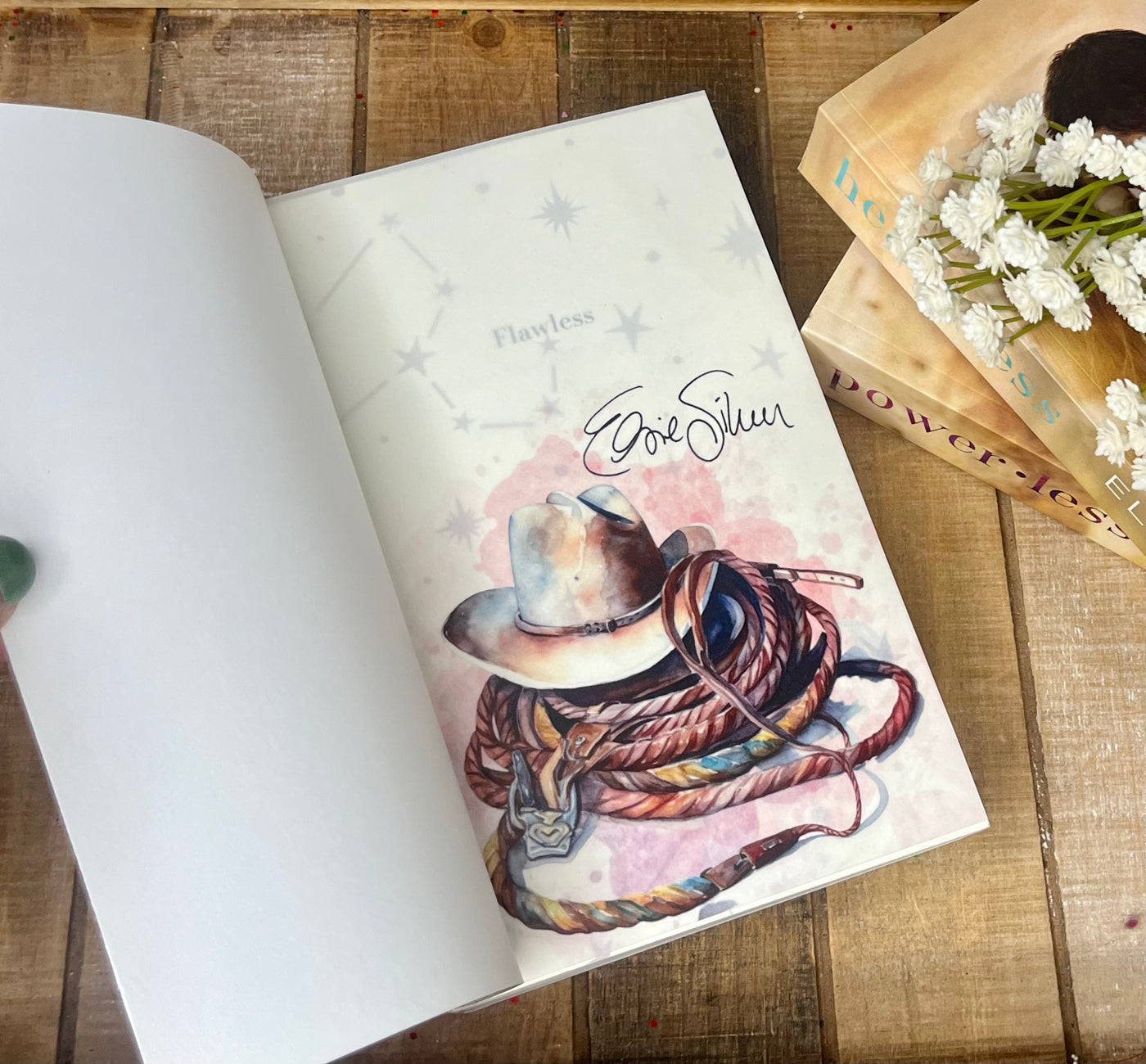 Elsie Silver- Cowboy Hat Novel Note-Digitally Signed Overlay Print