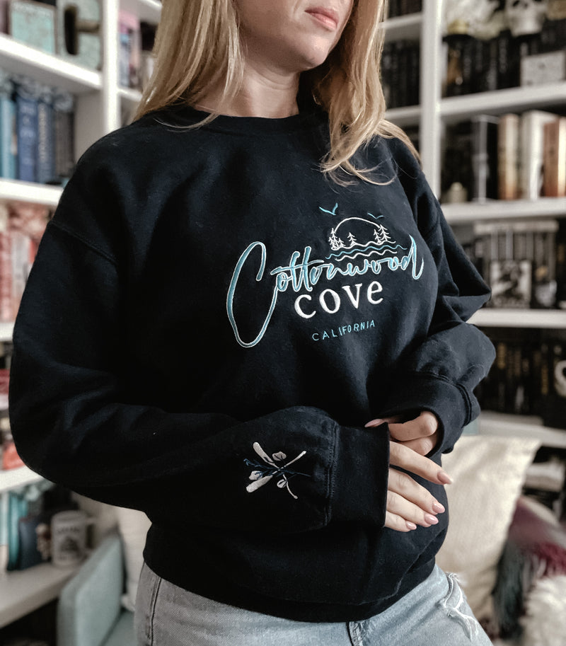 Laura Pavlov- Cottonwood Cove Embroidered Unisex Sweatshirt