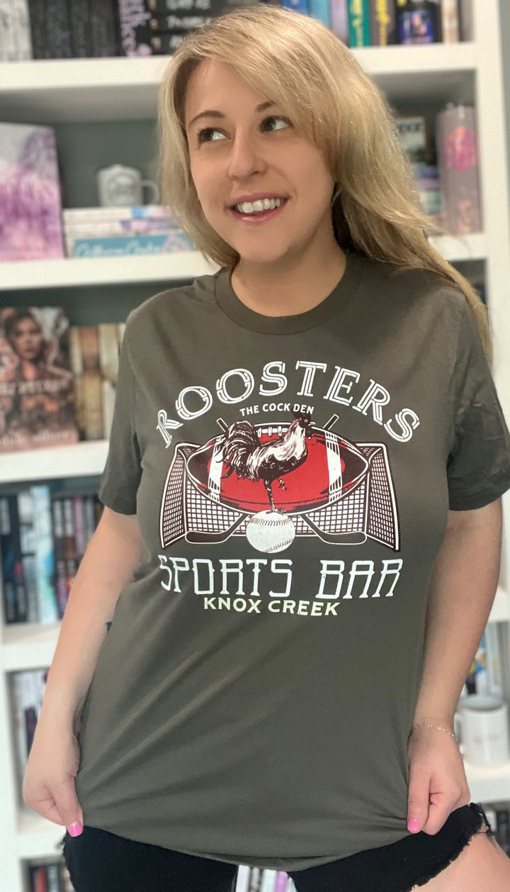 Harloe Rae - Roosters Sports Bar Unisex T-Shirt