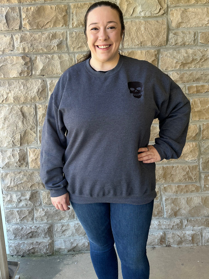 Bones Embroidered Unisex Sweatshirt