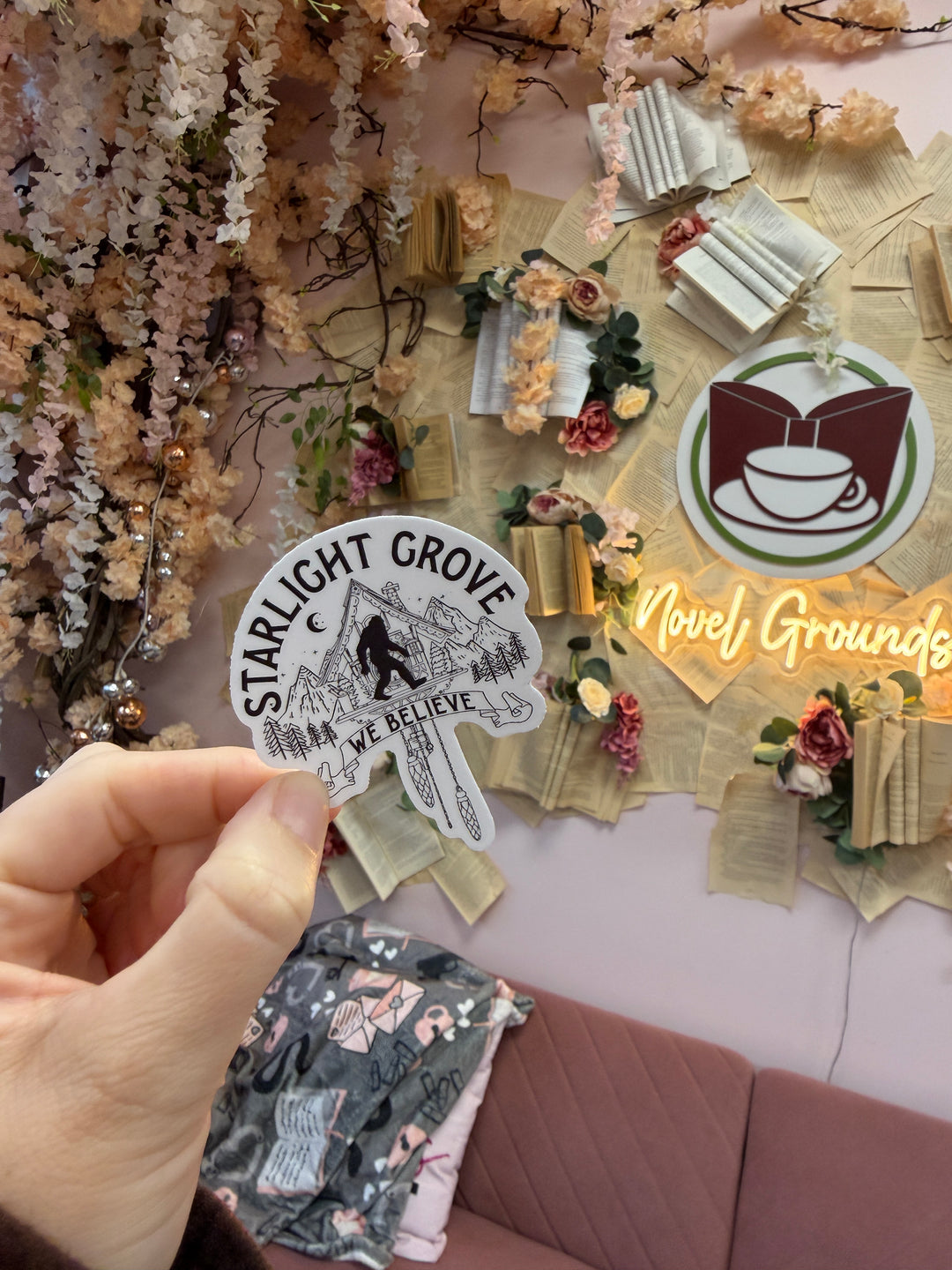 Starlight Grove Clock Sticker