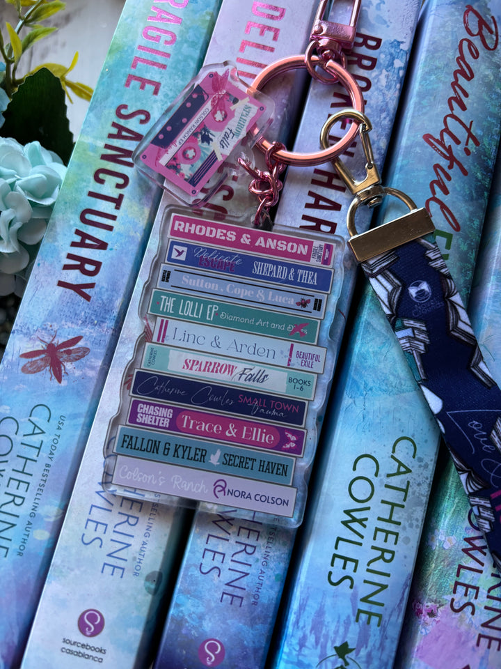 Sparrow Falls Romance Mixtape Lanyard + Keychain