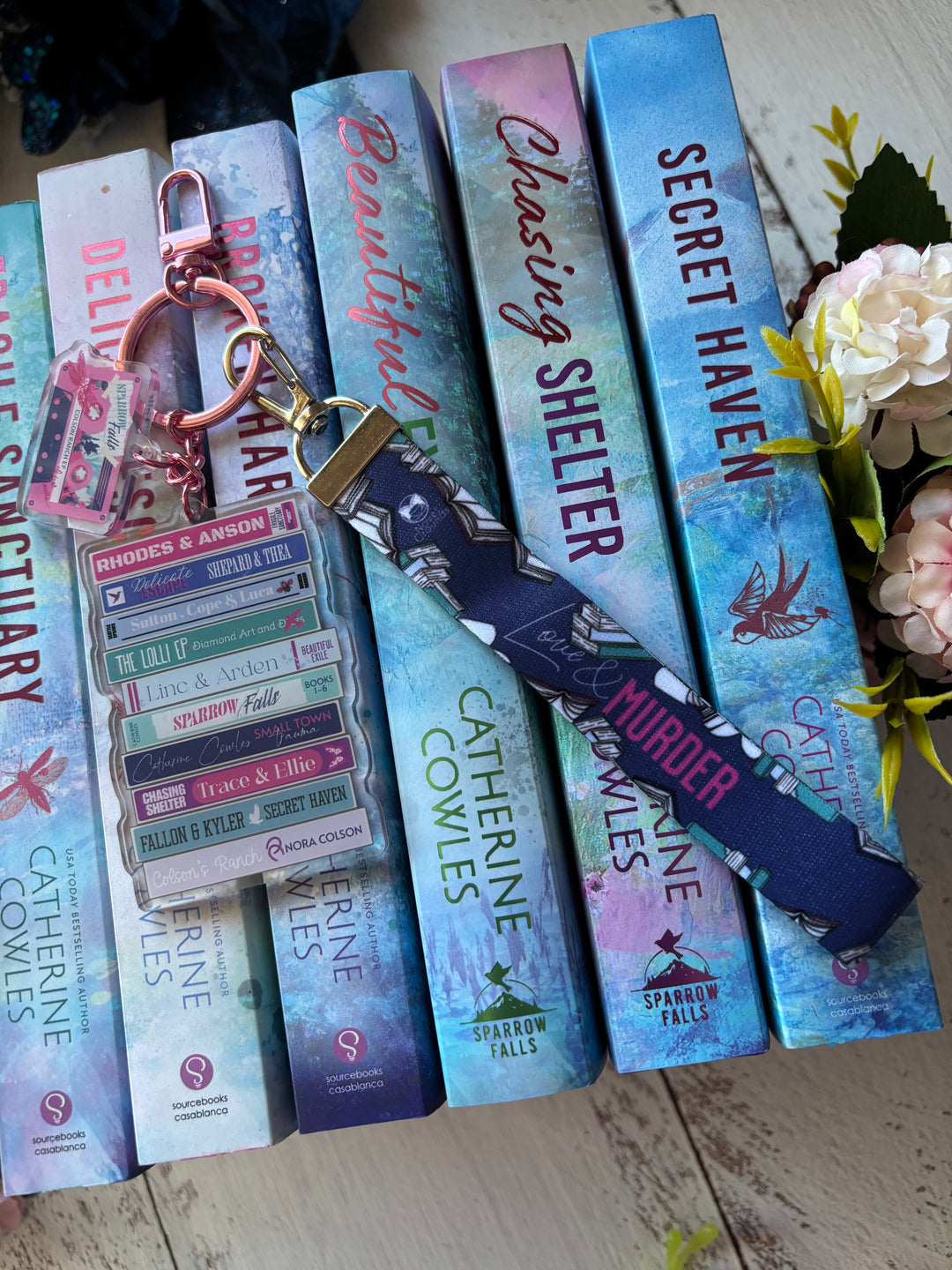 Sparrow Falls Romance Mixtape Lanyard + Keychain