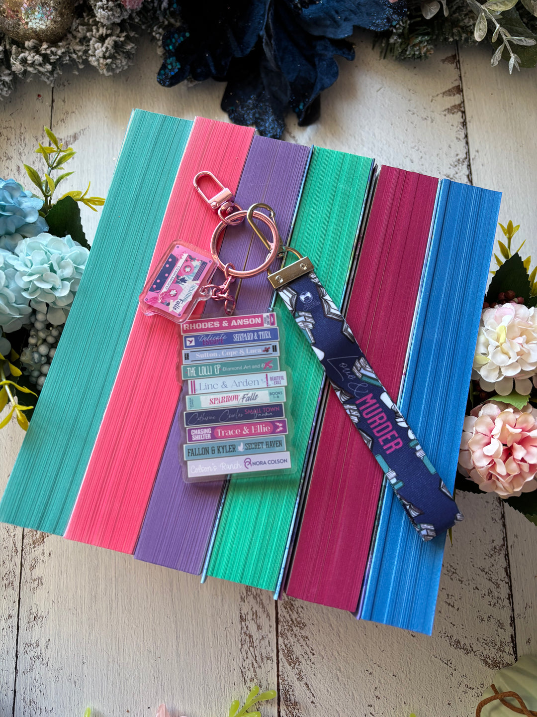 Sparrow Falls Romance Mixtape Lanyard + Keychain