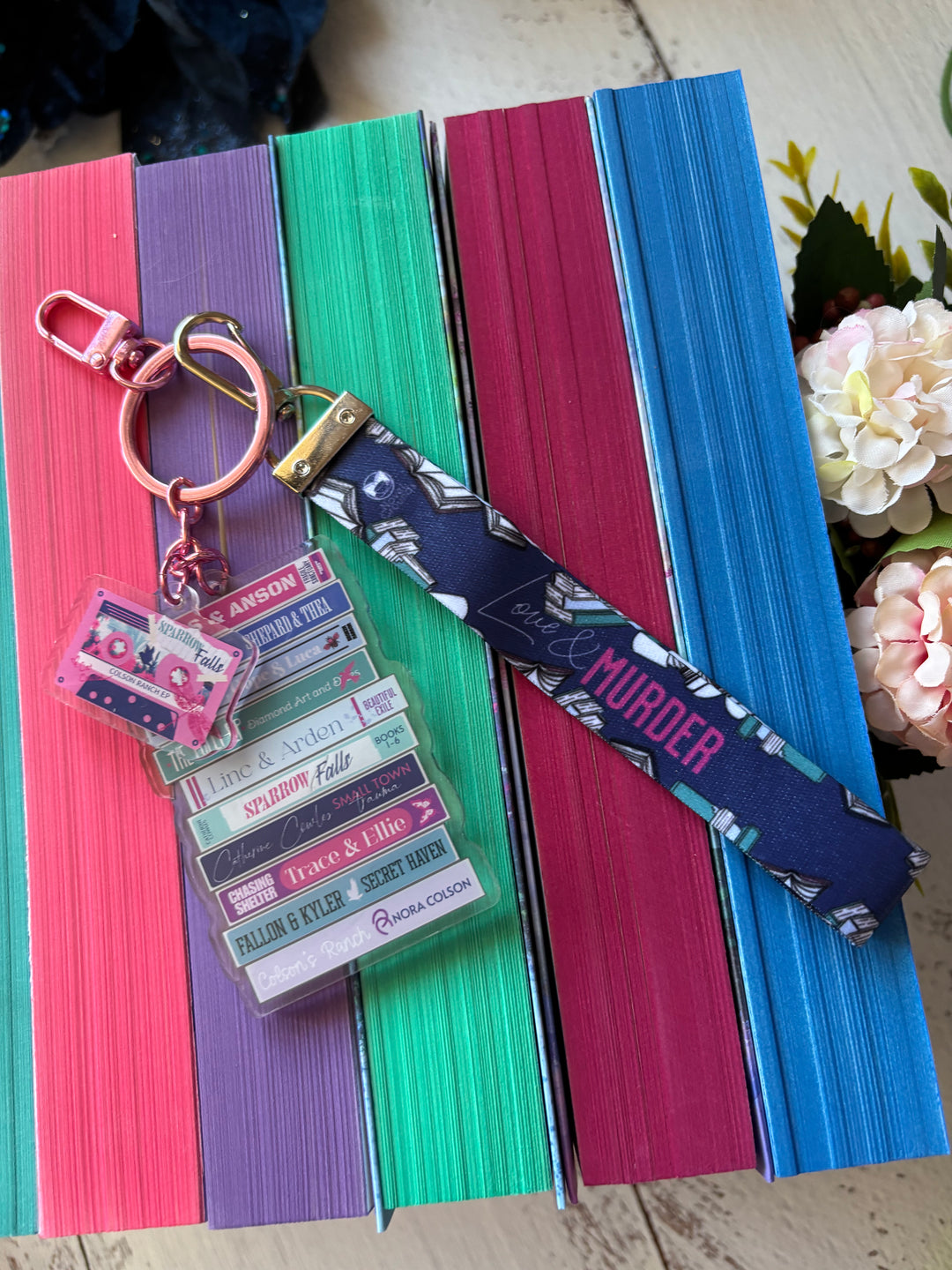 Sparrow Falls Romance Mixtape Lanyard + Keychain