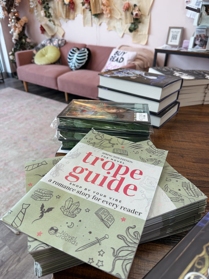 Novel Trope Guide Spring 2026 Edition- ROMANCE BOOKSTORES ONLY: Box (35 Copies)